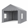Carpa de Tela Poliéster y Acero Gris 300x600x300 cm