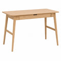 Escritorio de Madera de Roble con Cajón 120x60x75 cm