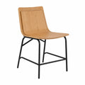 Silla de madera contrachapada y metal color Madera natural/Negro