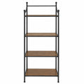 Estantería de metal y madera con 4 niveles 150cm