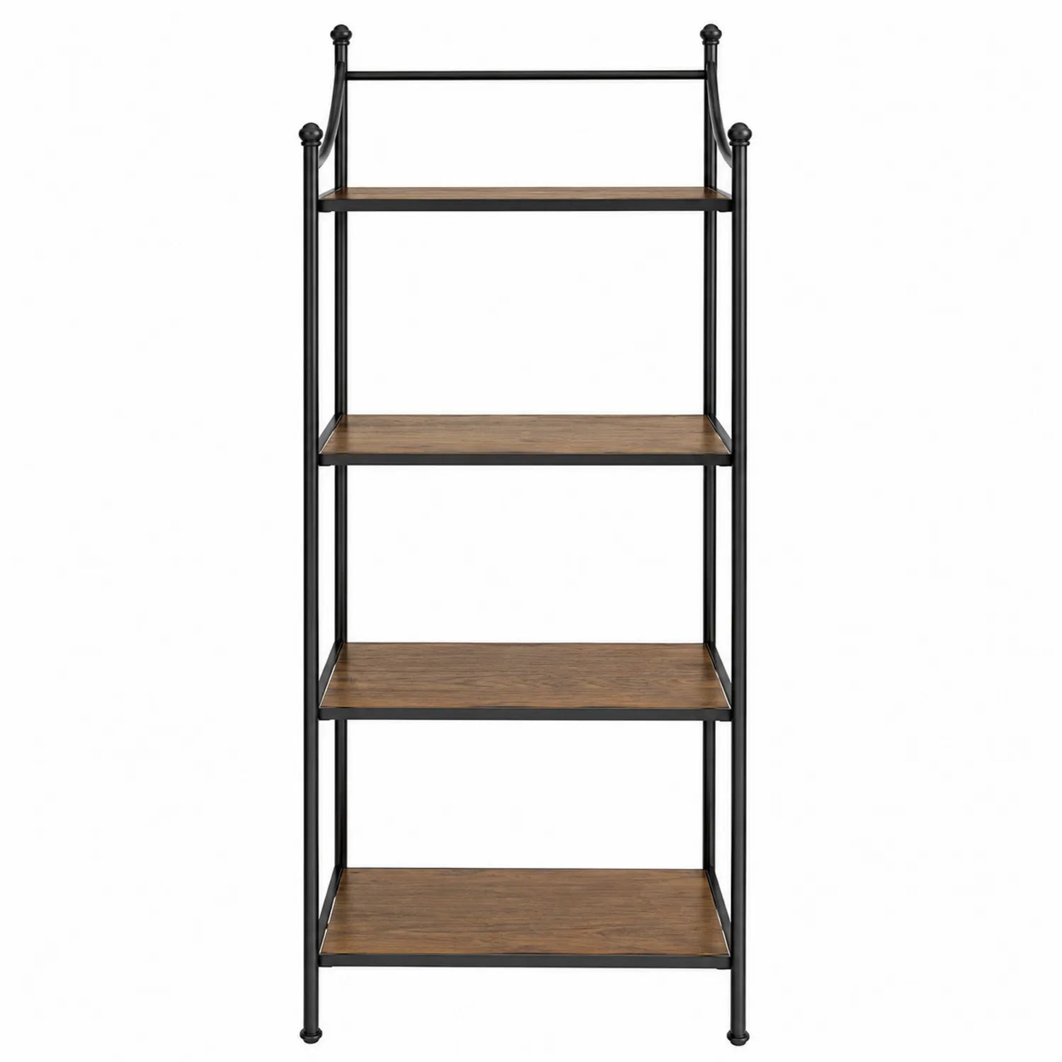 Estantería de metal y madera con 4 niveles 150cm