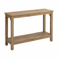 Mesa consola de madera de roble 120x30x80 cm